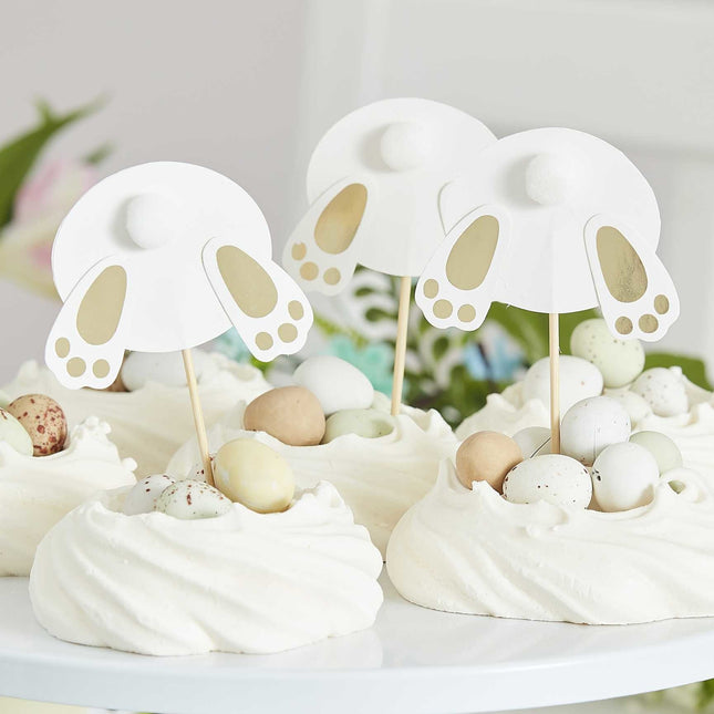Feestbazaar Paashaas Cupcake Toppers (6st)