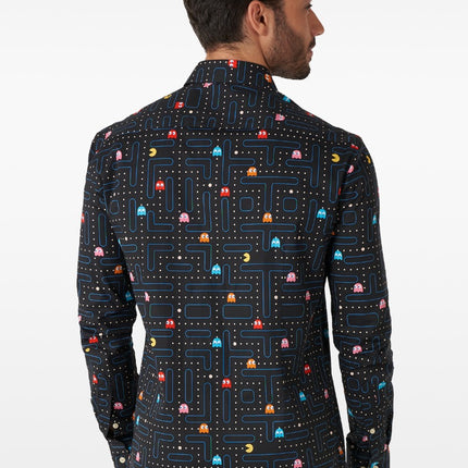 Feestbazaar Pac-Man Blouse Zwart Heren Opposuits