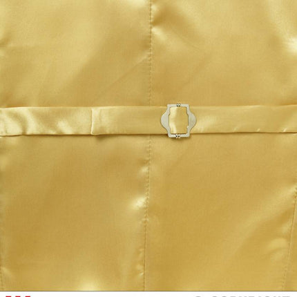 Feestbazaar Paillettenvest goud man