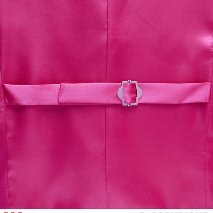 Feestbazaar Paillettenvest roze man