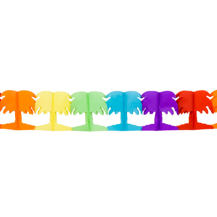 Feestbazaar Palmboom Slinger Rainbow Hawaii (4m)