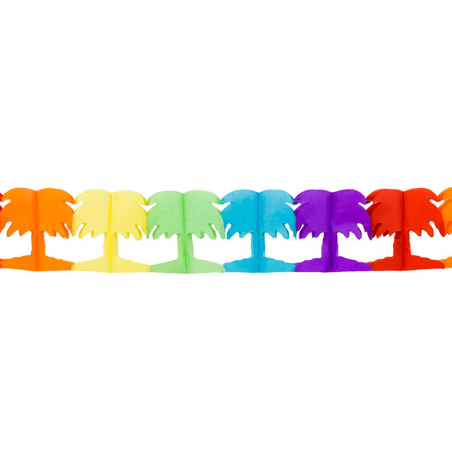 Feestbazaar Palmboom Slinger Rainbow Hawaii (4m)