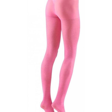 Feestbazaar Panty 40den glitter roze