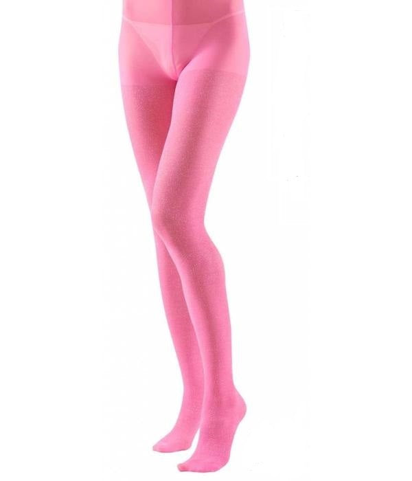 Feestbazaar Panty 40den glitter roze