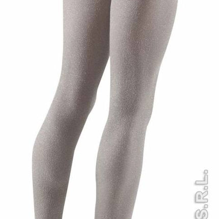 Feestbazaar Panty 40den glitter zilver