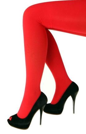 Feestbazaar Panty 60 den microfiber rood