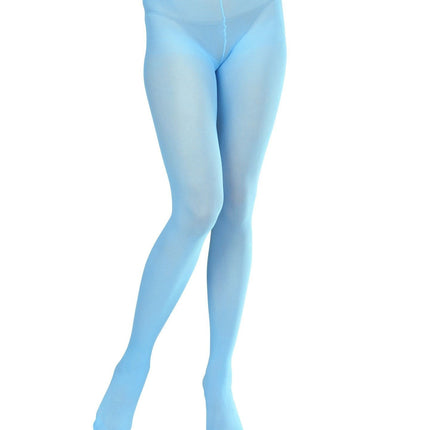 Feestbazaar Panty azuurblauw