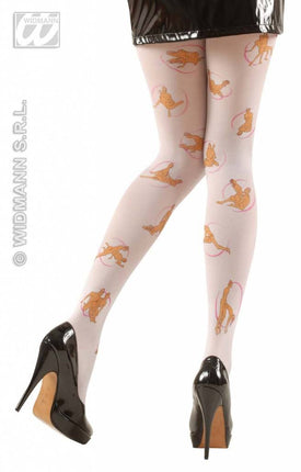 Feestbazaar Panty kamasutra wit