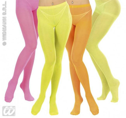 Feestbazaar Panty neon kleur