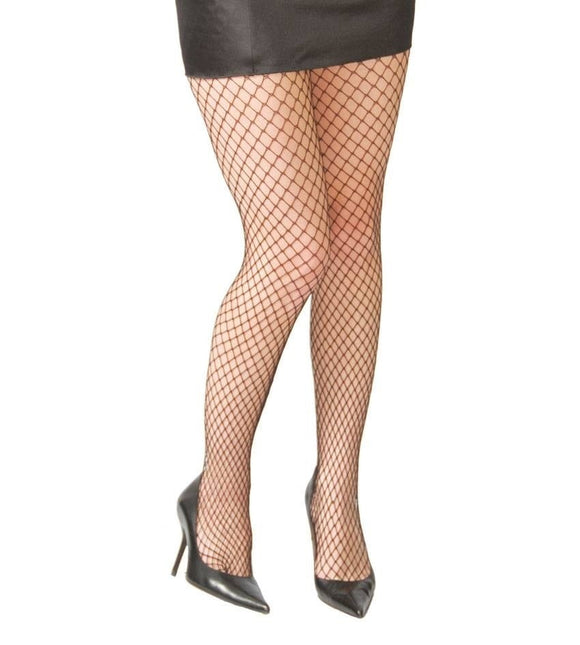 Feestbazaar Panty visnet zwart