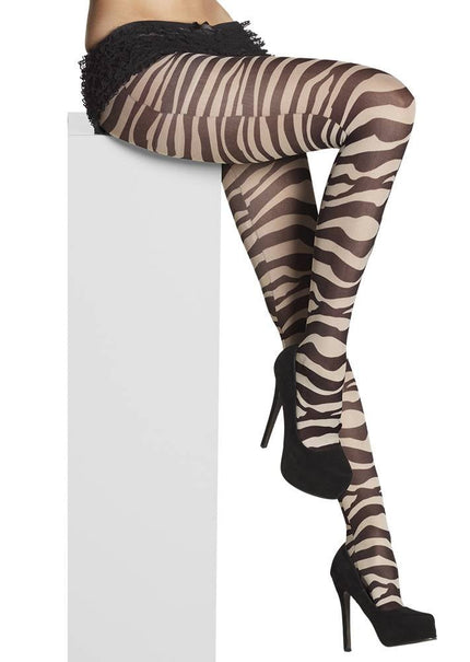Feestbazaar Panty zebra