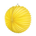 Feestbazaar Papieren ballonlampion geel (23 cm)