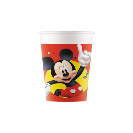 Feestbazaar Papieren Bekers Mickey Mouse Playful (8st)