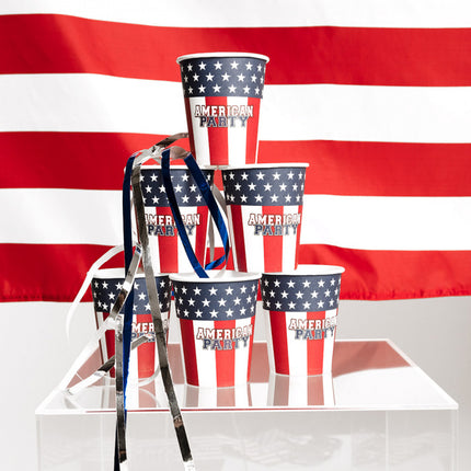 Feestbazaar Papieren Bekertjes American Party (10st)