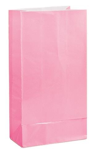 Feestbazaar Papieren Giftbags Pink (12st)