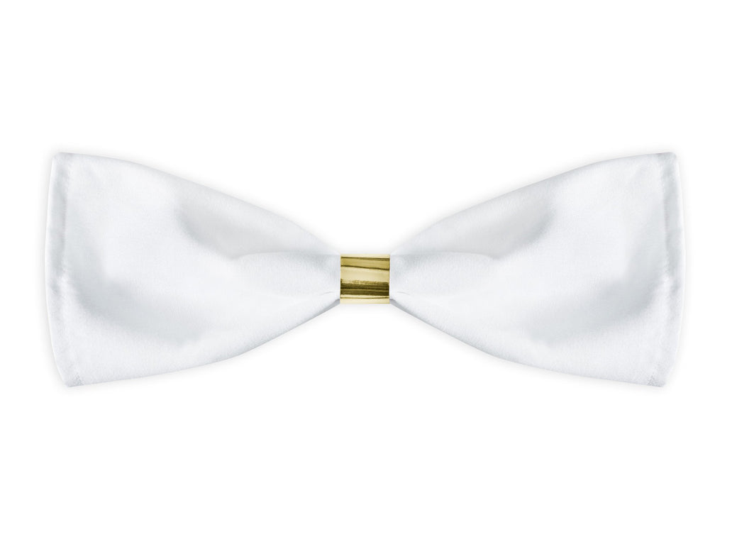 Feestbazaar Papieren Servetringen Metallic Wit/Goud (10st)