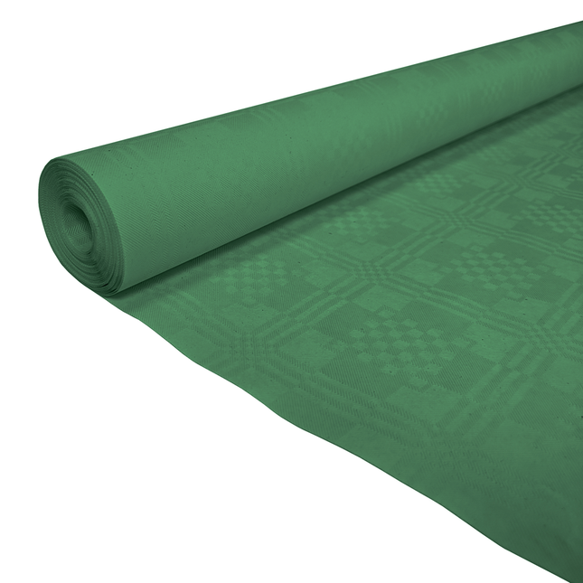 Feestbazaar Papieren Tafelkleed Donker Groen  (1,19x8m)