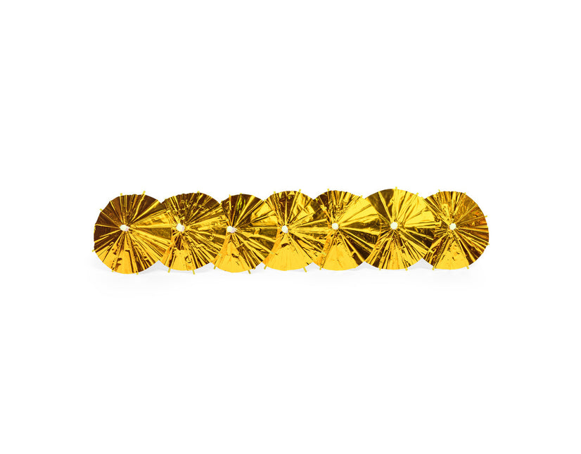 Feestbazaar Parasol Prikkers Metallic Goud (10st)