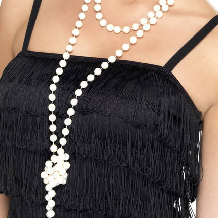 Feestbazaar Parelketting Charleston 180cm