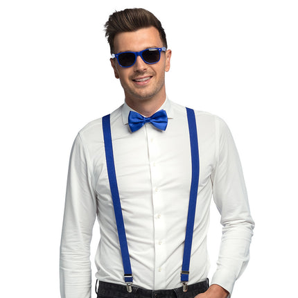 Feestbazaar Party Accessoireset Stijlvol Blauw 3-Delig