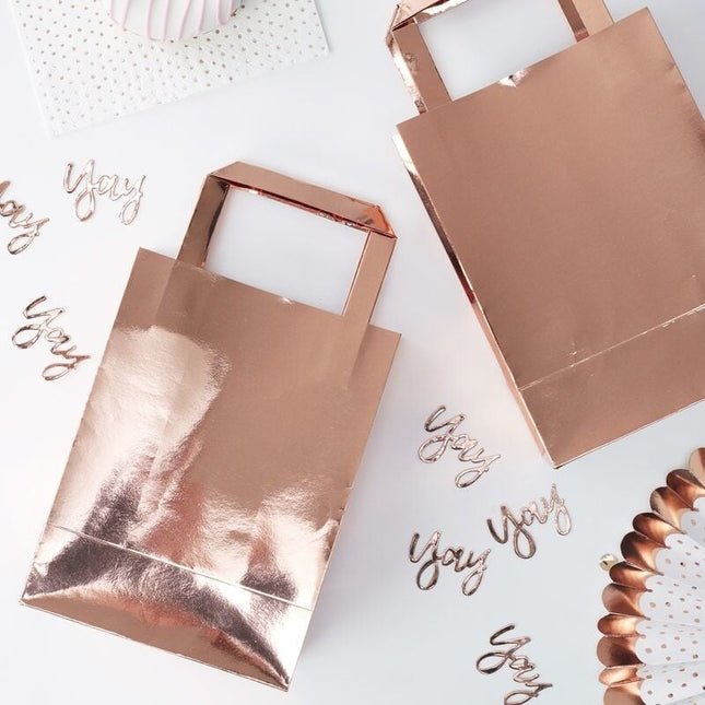Feestbazaar Party Bags Roségoud (5st)