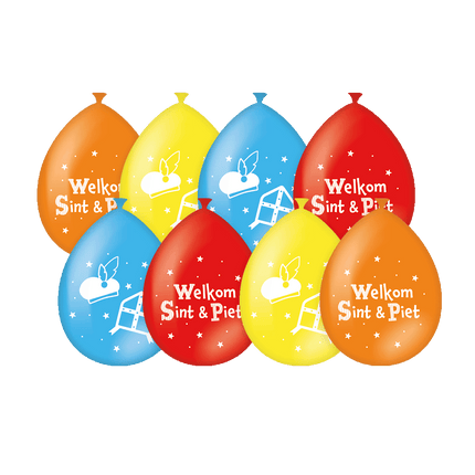 Feestbazaar Party balloons - Sinterklaas (8st)