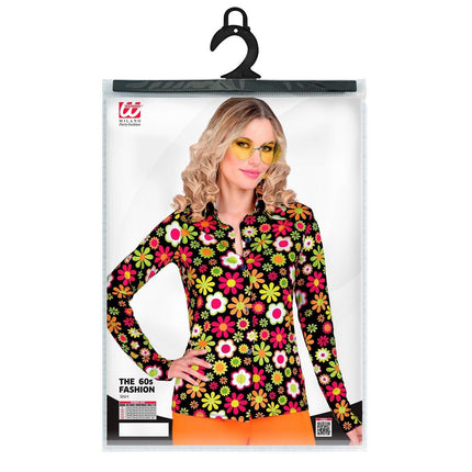 Feestbazaar Party Blouse 60's Bloemen Dames