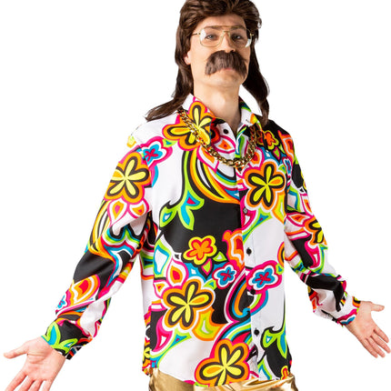 Feestbazaar Party Blouse 70's Flower Power
