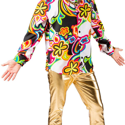 Feestbazaar Party Blouse 70's Flower Power