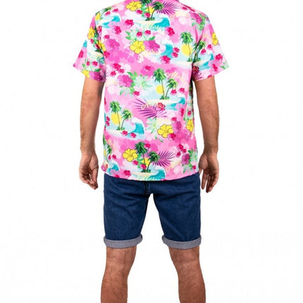 Feestbazaar Party Blouse Club Tropicana Roze