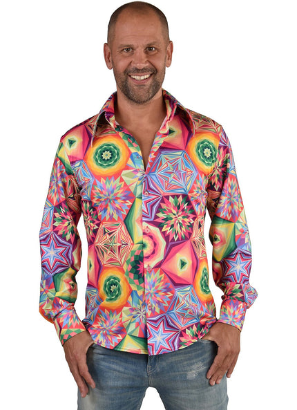 Feestbazaar Party Blouse Funky Disco Heren