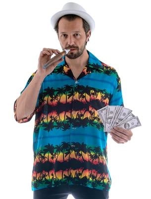 Feestbazaar Party Blouse Hawaii Hue