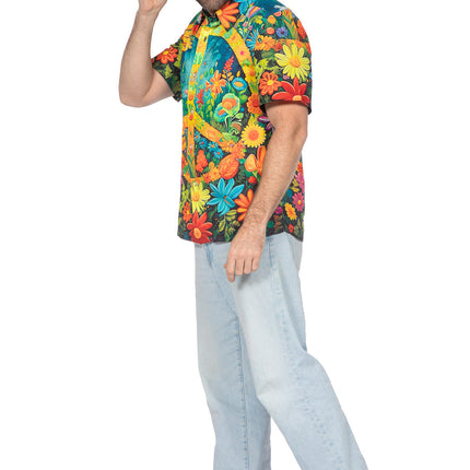 Feestbazaar Party Blouse Hippie peace en bloemen