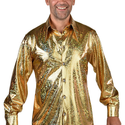 Feestbazaar Party Blouse Holografisch Goud James