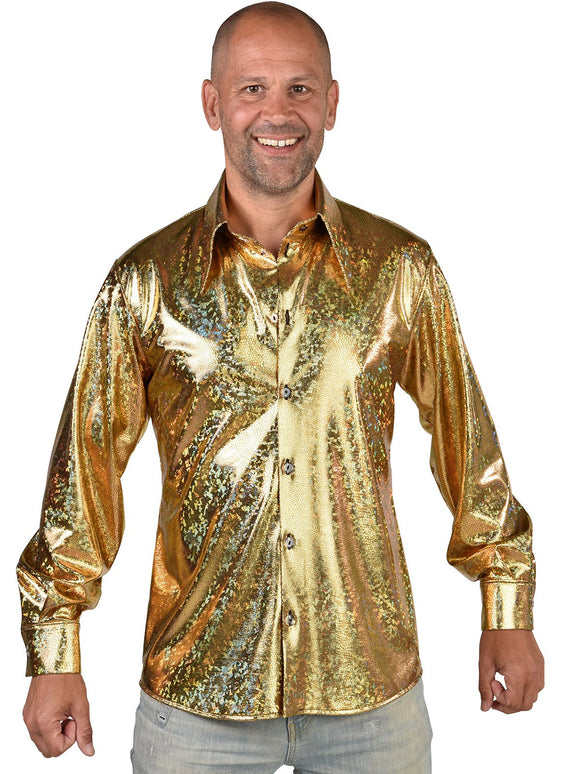 Feestbazaar Party Blouse Holografisch Goud James