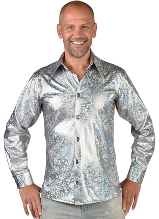 Feestbazaar Party Blouse Holografisch Zilver Tyler