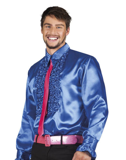 Feestbazaar Party blouse Koningsblauw