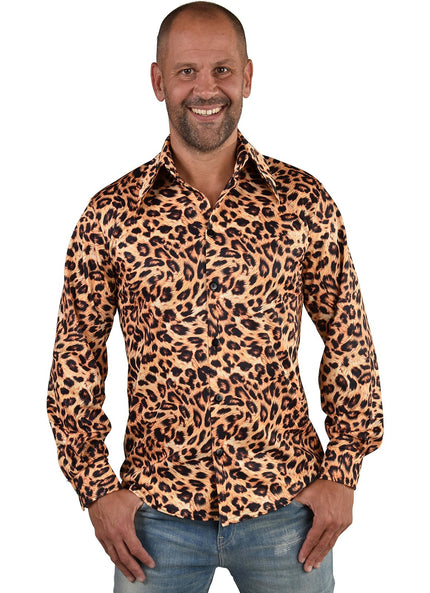 Feestbazaar Party Blouse Panter Heren
