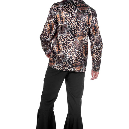 Feestbazaar Party Blouse Panter Luipaard Heren
