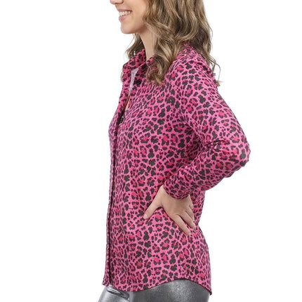 Feestbazaar Party Blouse Panter Roze