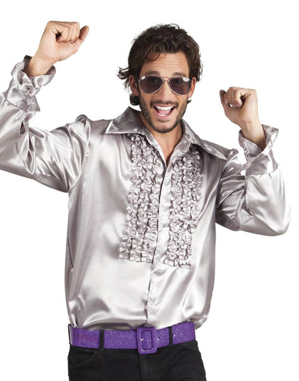 Feestbazaar Party blouse zilver