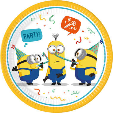Feestbazaar Party Bordjes Minions (8st)
