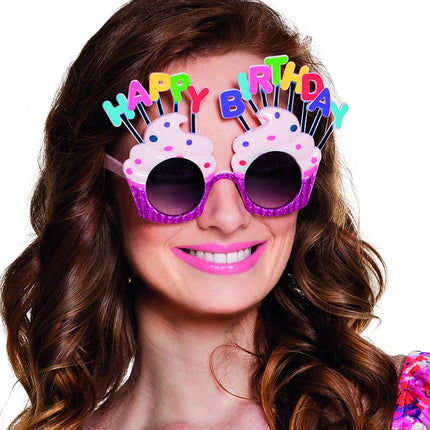 Feestbazaar Party bril Happy Birthday