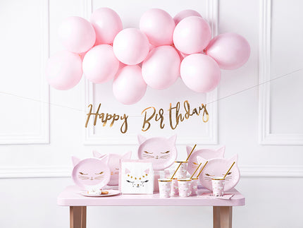 Feestbazaar Party Decoratie Set Katten Roze