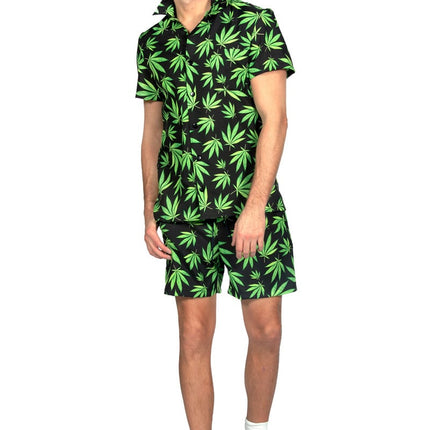 Feestbazaar Party Festival Outfit Due Set Heren Wietblad