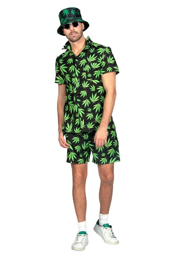Feestbazaar Party Festival Outfit Due Set Heren Wietblad