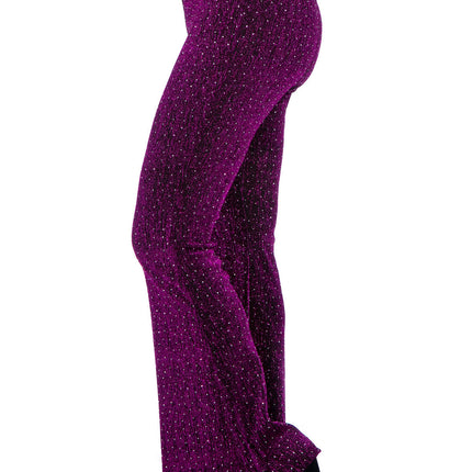 Feestbazaar Party Glitter Broek Flared Fuchsia