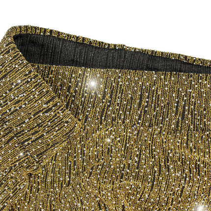 Feestbazaar Party Glitter Broek Flared Goud