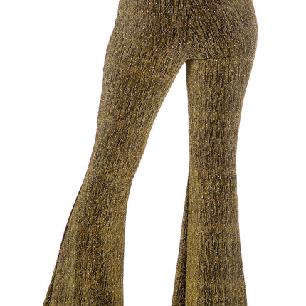 Feestbazaar Party Glitter Broek Flared Goud