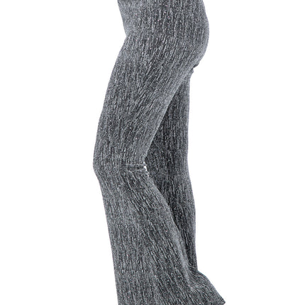 Feestbazaar Party Glitter Broek Flared Zilver